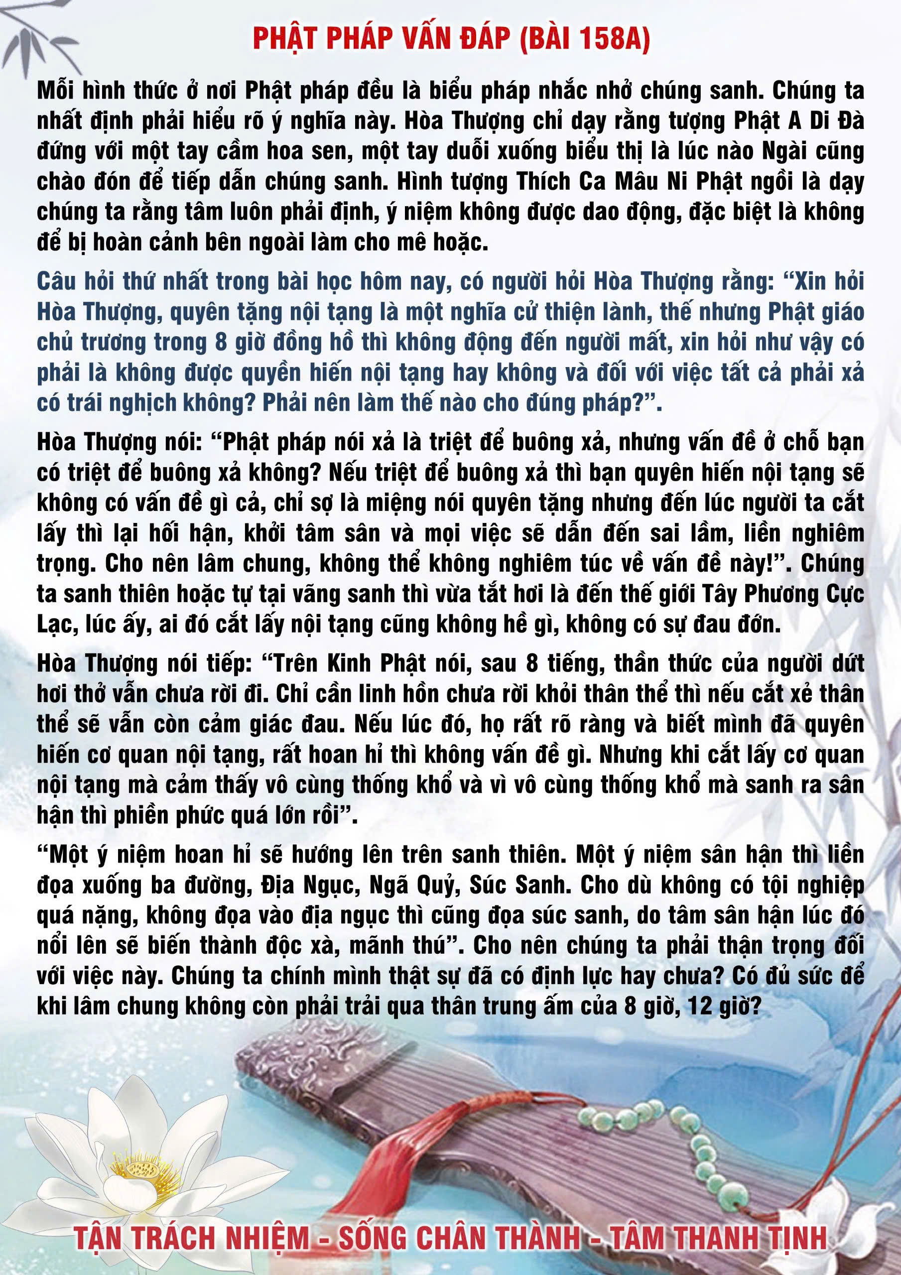 158 · Phật Pháp Vấn Đáp - 158 _ 1